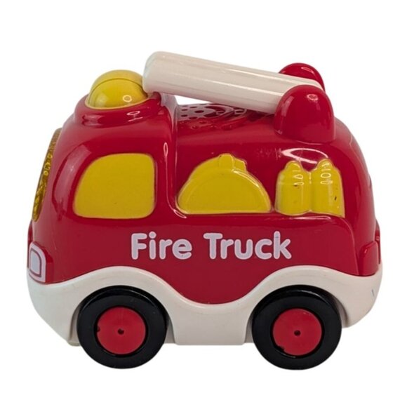 Vtech Go Go Smart Wheels Blue Helicopter Red Fire Truck Vehicle Lot Tested - Picture 9 of 14